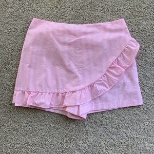 NWOT size 8 Lilly Pulitzer gingham Faye skort